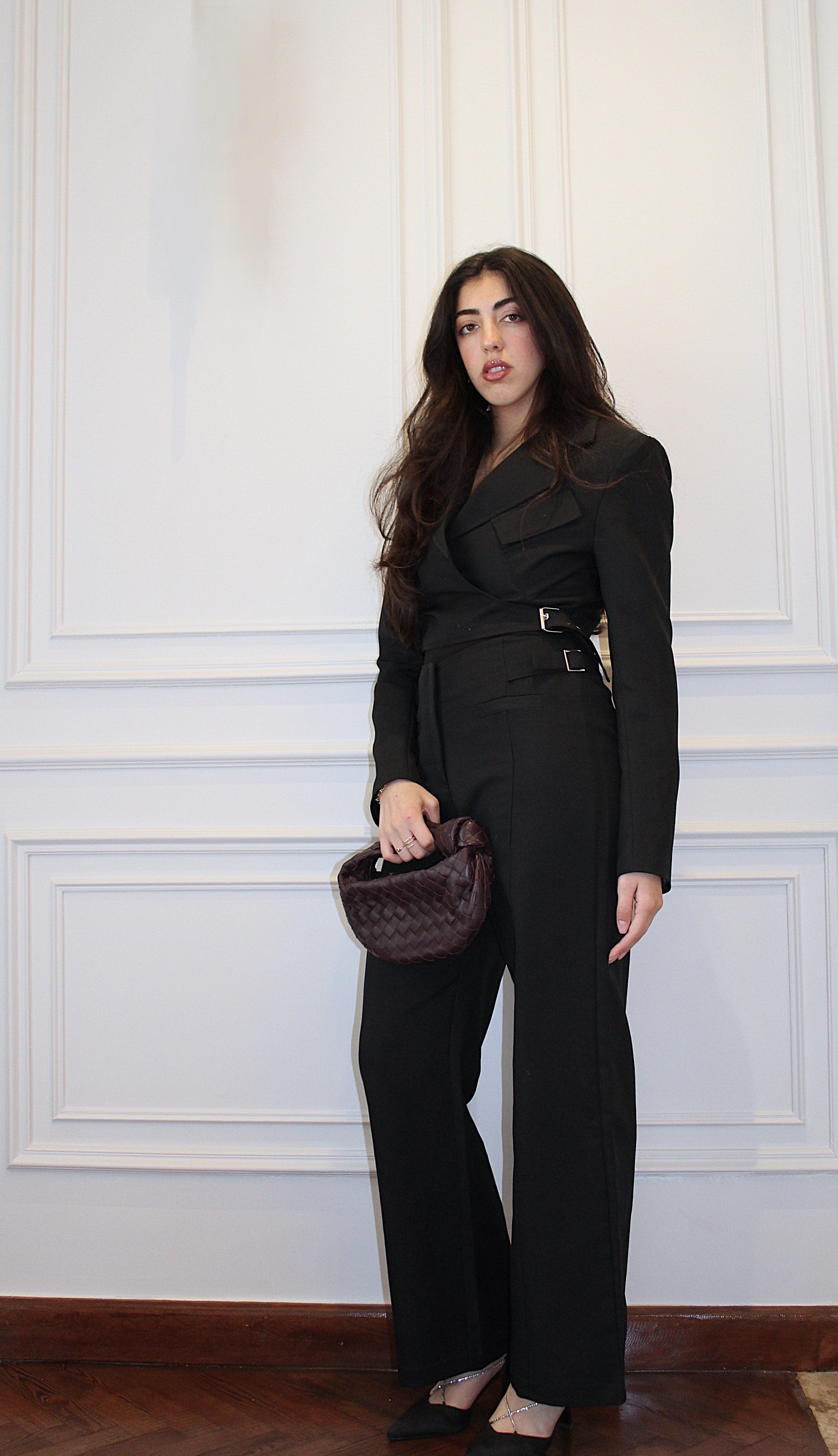 9 TO 5 PANTS WITH ADJUSTABLE SIDE BELT
