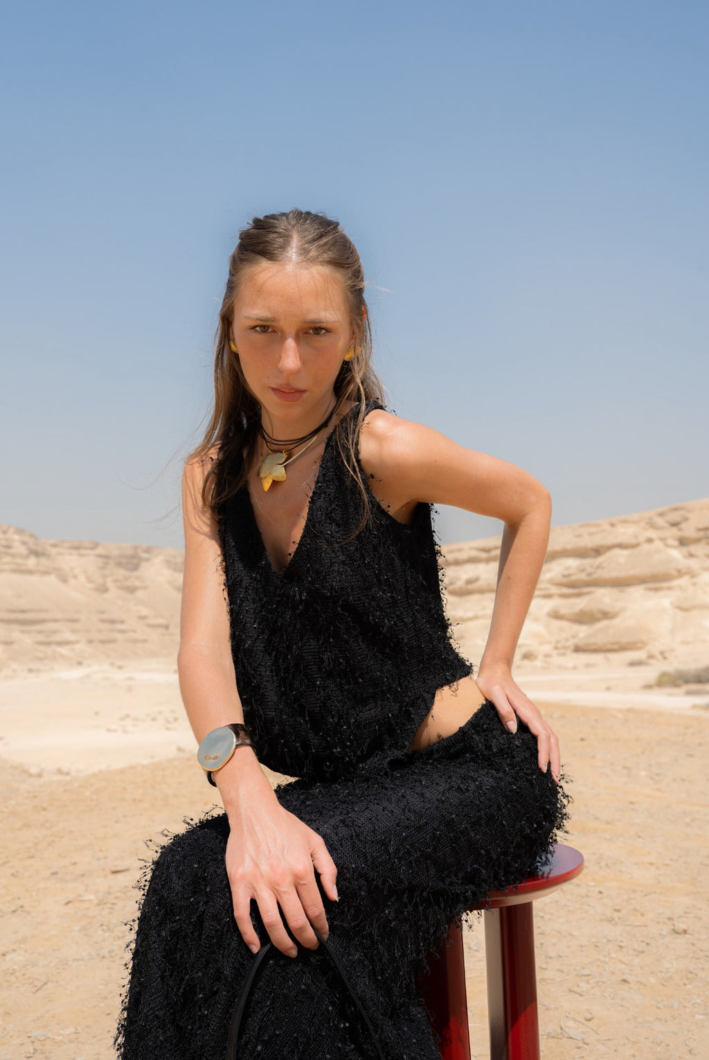 IBIZA GLIMMER FRINGED SET