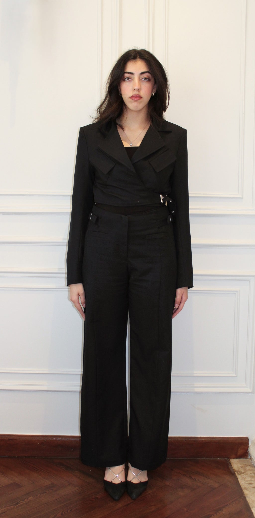 9 TO 5 PANTS WITH ADJUSTABLE SIDE BELT